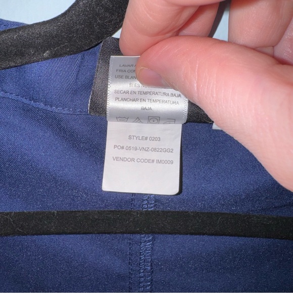 Grey's Anatomy Men Multiple Pockets Zip Fly Medical Scrub Pants- Navy - Picture 6 of 6